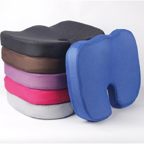 Hip Cushion Tailbone Pain Seat Pad Chair Car Seat Cushion Anti Hemorrhoids Nice Ass Mesh and Memory Foam Car Seat Cushion