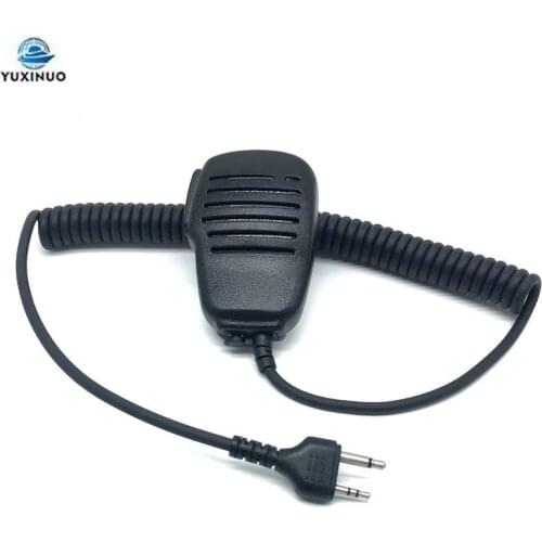 MD-25 Handheld Shoulder PTT Mic Speaker Microphone w/ 3.5mm Audio Jack for Midland G6 G7 G8 G9 GXT550 GXT650 LXT80 LXT110 Radio
