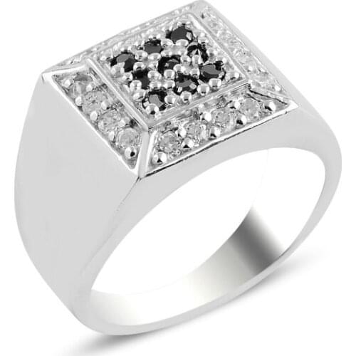 Silver 925 Sterling Zircon Stone Ring
