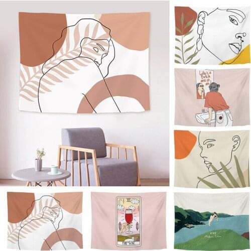 Nordic Tapestry Ins Style Background Cloth Soft Bedroom Home Decorative Hanging Cloth Wall Decor Photography Background Props