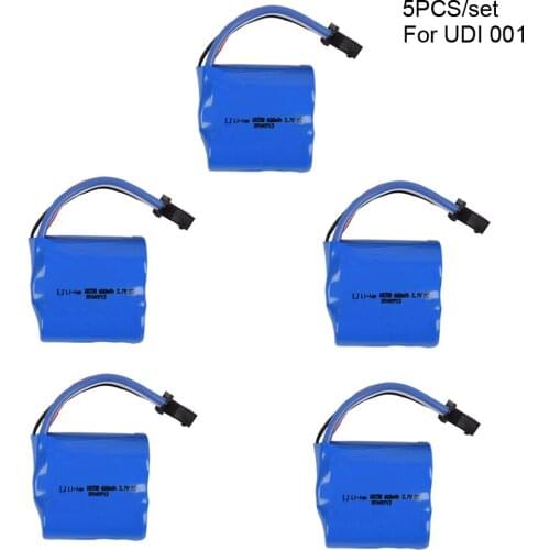 5PCS/set 3.7V 600mAh Lipo battery replacement battery for UDI R/C UDI001 Venom Speed Boat 18350 7.4v ( 3.7v*2 )lipo battery