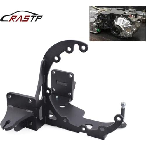 Performance Safety Motorsport Transmission Brace For Nissan R35 GT-R GTR GR6 Drivetrain Tig Welded Black Coated Steel RS-EM1011