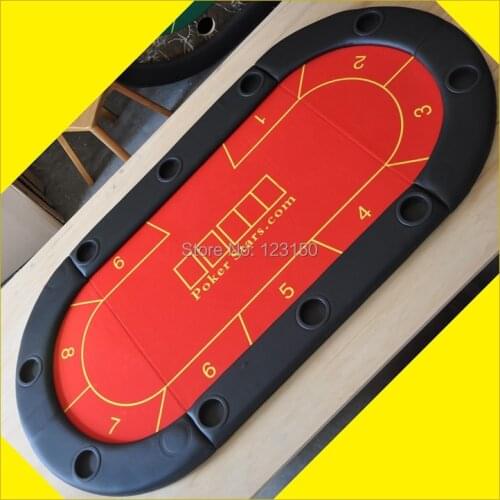 TP-01 Size 90*180CM, Poker Table Top, foldable Casino tabletop, Three fold with waterproof fabric