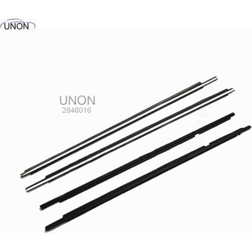 For Toyota Corolla Altis 2007-2013 Car Outside Window Moulding Weatherstrip Seal Belt Weather Strip Plastic Trim Black