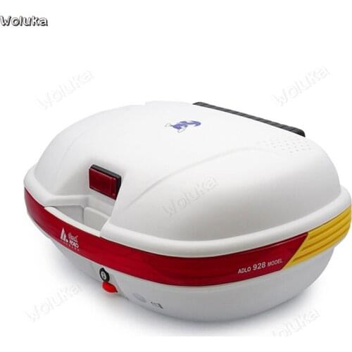 Motorcycle box 928 Large Portable Toolbox Trunk Pedal Storage Box 35L High-grade PP Material CD50 Q02 G
