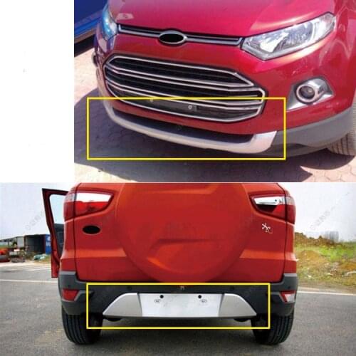 For Ford Ecosport 2013 2014 2015 2016 ABS Plastic Front Rear bumper Guard Protector Skid Plate Bumper Covers Car Styling