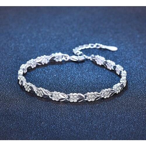 Fine bamboo bracelets 925 Sterling silver Bangles cuff for women men adjustable high quality fashion popular party jewelry gifts