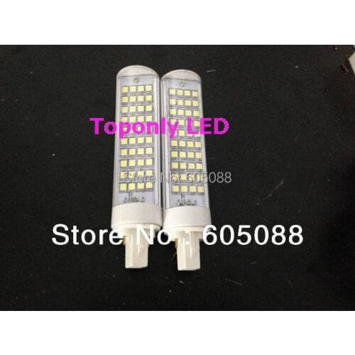 10w g24 led bulb light,with 40pcs Epistar SMD 5050 super bright, AC85-300V,color white,800-850lm,20pcs/lot DHL free shipping