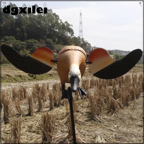 2018 Xilei Wholesale Outdoor New Upgrade Russian 6V RUDDY SHELDuck Ducoys Duck Hunting With Magnet Spinning Wings