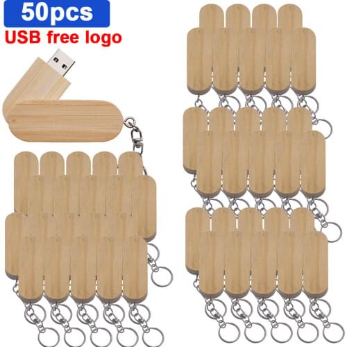 50pcs/lot USB 2.0 Photography Customer LOGO Wooden Usb + Box Usb Flash Drive Wood Pendrive 4GB 8GB 16GB 32GB 64GB Wedding Gifts