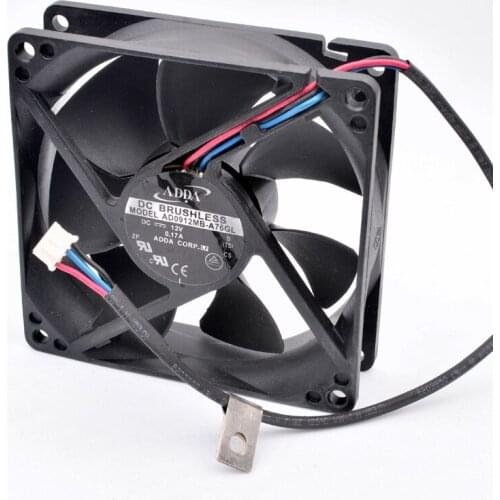 AD0912MB-A76GL 92mm fan 92x92x25mm DC12V 0.17A 3 wires for the cooling fan of the projector