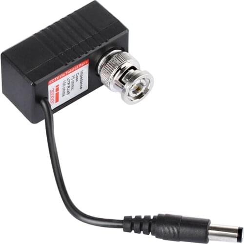 AHD/CVI/TVI CCTV Camera Audio Video Balun Transceiver BNC UTP RJ45 Video Balun with Audio Video and Power over CAT5/5E/6 Cable