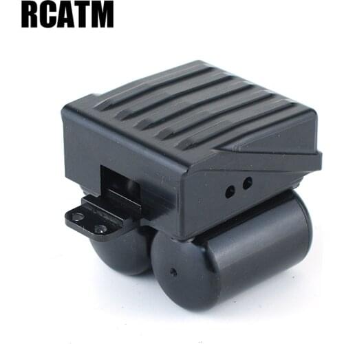 1:14 Scale Metal CNC Simulation Battery Case Gas Tank for 1/14 Tamiya RC Truck Car SCANIA VOLVO FH12 ACTROS MAN LESU Hino Iveco