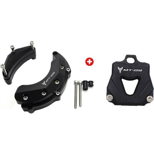 Motorcycle Key Case Cover SEMSPEED Engine Guard Protection Kit For Yamaha MT 09 FZ 09 FJ-09 XSR900 MT-09 Tracer 900/GT 2014-2020