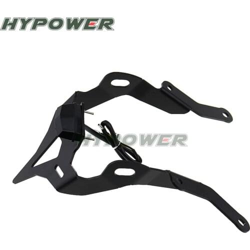 For Honda CBR650R CB650R 2019 2020 Registration Plate Holder Rear Tail Tidy License Plate Holder Bracket Fender Eliminator Black