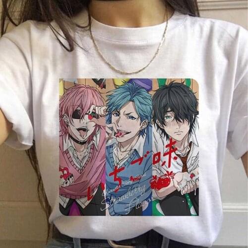 Yarichin Bitch Club Graphic Print T-shirt Women Harajuku Aesthetic White Tops Tshirt Japan Anime Y2k Kpop Casual Female T Shirt