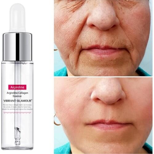 Hexapeptide Collagen Serum Facial Moisturizer Essence Hyaluronic acid Firming Anti Wrinkle Aging Face Skin Care Cosmetic