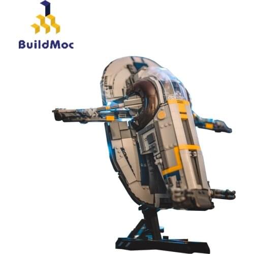 MOC Star Movie New Slave I–20th Anniversary Edition Slave NO.1 Spaceship X-Wing TIE Fighter MOC Lepining Building Blocks Kid Toy
