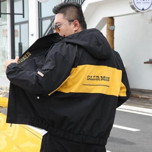 Oversized mens hooded cargo style jacket plus size bust 148cm 5XL 6XL 7XL 8XL 9XL embroidered letter winter fleece coat men