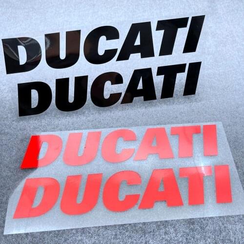 A Set Of Motorcycle DIY Multicolor Reflective Vinyl Decal Logo Sticker Fairing Racing Tail Pedal Body Suitable For Ducati DUCATI