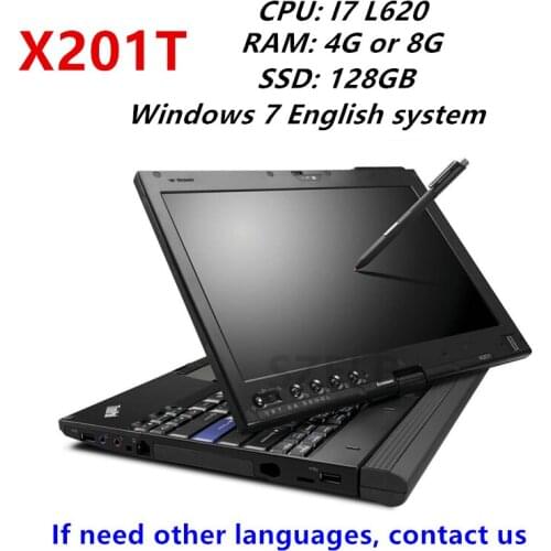 High quality ThinkPad X201 Notebook Used Computers 8GB Ram i7 cpu Laptop for alldata vivid workshop mb star c4 Diagnostic tools