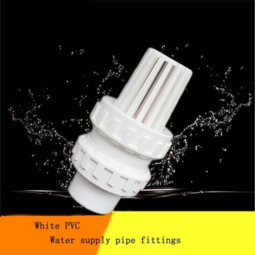 Pvc check bottom valve for Control water supply and drainage