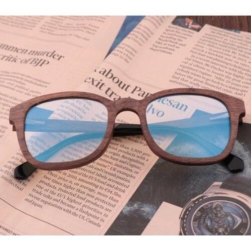 Blue Light Glasses Wooden Frame Computer Glasses Anti Blue Light Filter Gaming Glasses GB118