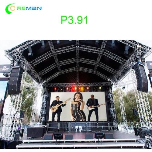 P3.91 Indoor Die-Cast Rental LED Screen Panel 500x500mm Full Color Rental led display wall stage
