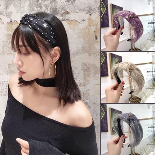 New Women Headband Fashion Simple Beautiful Hair Bands Wide Hair Hoop Hair Accessories For Women Girls AIC88