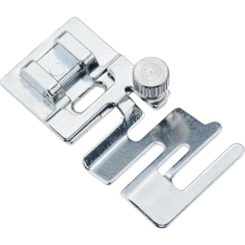 1Pc Stainless Steel Domestic Sewing Machine Foot Presser for Elastic Cord Band Fabric Stretch DIY Sewing Machine Accessories