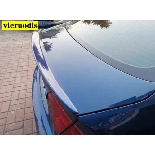 For Audi A5 Coupe 2Door Standard 2009 - 2015 Rear Trunk Boot Spoiler Lip Rear Wing ABS Grey / Black