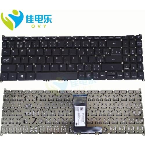 Laptop Replacement keyboard for ACER swift 3 SF315-52 SF315-51 SF315-51G N17P4 CF Canadian French black keyboard works NSK-RL0SQ