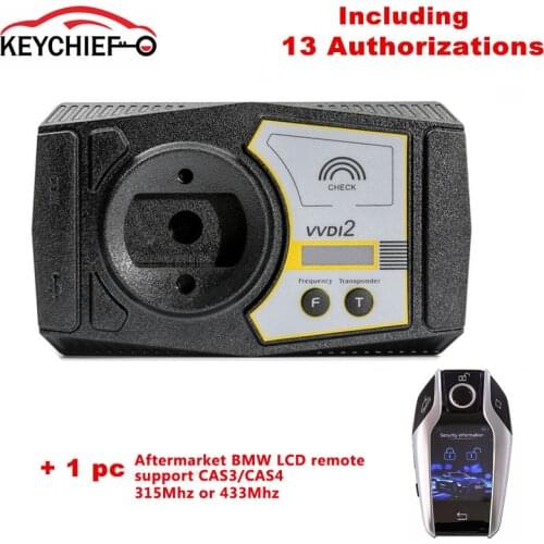 1pc LCD smart remote For BMW support CA3/CAS4/CA4+ with Xhorse VVDI2 full version13 Functions