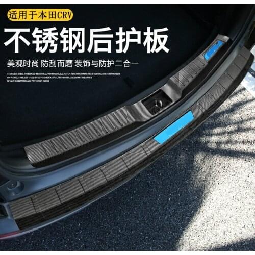 Car Accessories High quality stainless steel rear windowsill panel,Rear bumper Protector Sill For Honda CRV CR-V 2017-2019