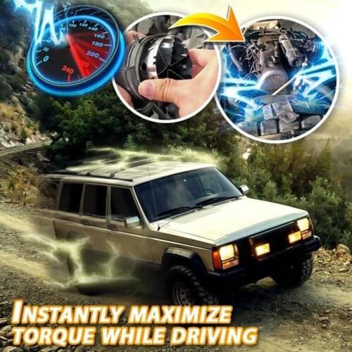 Car Turbocharger Adapter Air Intake Gas Fuel Saver Turbine Fan Accelerator Modified Adaptor Fan Fuel Intake Saver J5F9