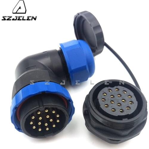 D28TA-ZM, waterproof connector 16pin IP67, LED wire Panel Mount connectors, Electrical equipment power connector plug socket