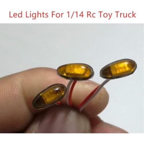 Body Roof Decoration Light For 1/14 Rc Truck Tamiya Scania R620 R730 56323 6X4 Tractor Toy