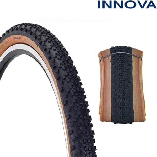 INNOVA 20x1.5 40-406 Superlight Durable Anti-slip Yellow Edge Foldable Bicycle Tire MTB Cycling Bicycle Parts