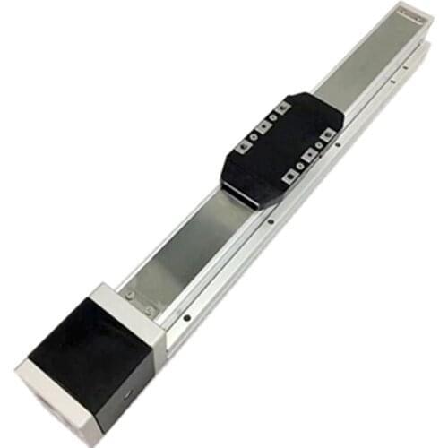 FDR80 Track in-line slide table module precision ball screw linear guide speed 100mm/s stroke 100-800mm thrust 850KG