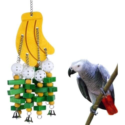 Pet Bird Toy Foraging Bird Toys Banana style For Cockatiels Budgie Parakeet Birds Toys Pet Toy Accseeories BT032
