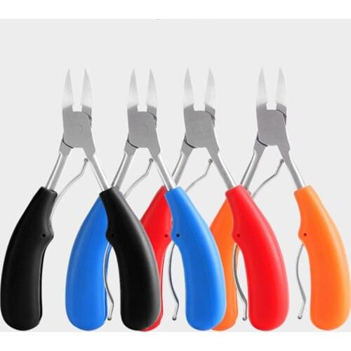 Manicure Tools Professional Stainless Steel Thick Toenails Ingrown Cuticle Nipper Trimmer Plier Scissors Nail Clippers