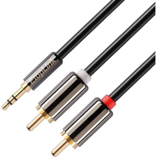 EtopLink RCA Jack Cable 3.5mm Jack to 2 RCA Audio Cable 2m 3m 5m 2RCA Cable For Edifer Home Theater DVD rca to 3.5mm Aux Cable