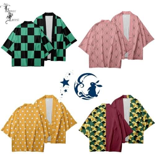 Cool 3D Printing Japanese Anime Kimono Haori Yukata Cosplay Women/Men Summer Casual Streetwear