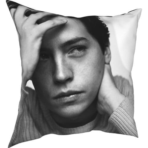 Cole Sprouse Riverdale Pillowcase Printed Polyester Cushion Cover Gift Pillow Case Cover Home Zippered 40X40cm