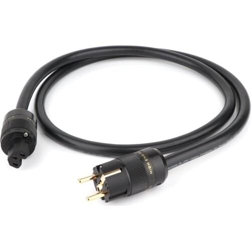 Monosaudio hifi P901 99.998% copper European power cable EU version AC supply wire hi-end schuko power cord