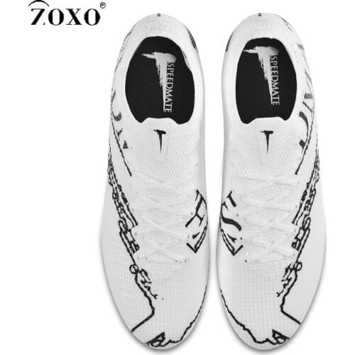 Men High Ankle Waterproof Outdoor Cleats Training Football Boots Shoes Soccer Cleats