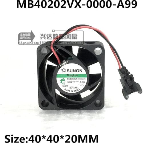 Original MB40202VX-0000-A99 24V 1.54W 4CM 4020 cooling fan