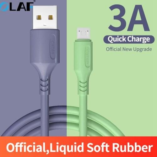 Olaf Liquid charge Cable For Samsung Android Fast Charging Magnet Charger Micro USB Type C Cable Mobile Phone Cord Wire cables