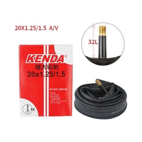 Original KENDA Bike Tires Road Mountain Cycling 20 Inch MTB American Valve Bicycle Inner Tires 20*1.25/1.5 Tubes Parts