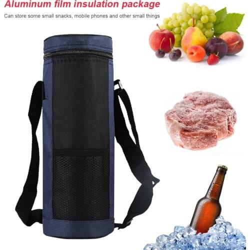Portable Lunch Insulation Bag Outdoor Camping Food Cooler Water Bottle Bags Outing Camping Carrying Lunch Bags